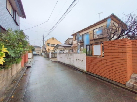 ��t���D���s�����u1���ڂ̒��È�ˌ��Ă̑O�ʓ��H�܂ތ��n�ʐ^