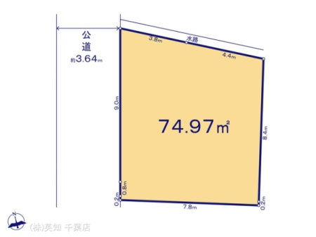 ��t����t�s�Ԍ���敐�Β�2���ڂ̓y�n�̊Ԏ��}