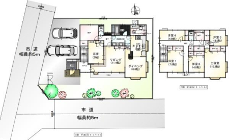 ��t����t�s��t����䐼1���ڂ̒��È�ˌ��Ă̊Ԏ��}