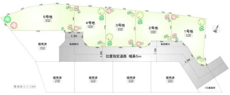 ��t����t�s��t����]���� 1032-36�̓y�n�̑��������\�z�}