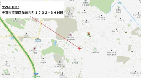 ��t����t�s��t����]���� 1032-36�̓y�n�̌��n�ē��}